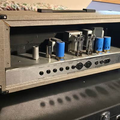 Marshall JCM25/50 "Silver Jubilee" Model 2550 2-Channel 50-Watt Guitar Amp Head 1987 - 1988 - Silver image 11