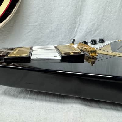 Epiphone '58 1958 Korina Flying V Guitar 2004 - Black image 20