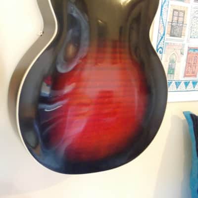 Harmony Monterey H950 USA Vintage Late 1940s/Early 1950s Acoustic Blues/Jazz Maple/Birch Archtop Guitar, Completed Professional Restoration/Partial Rebuild. image 5