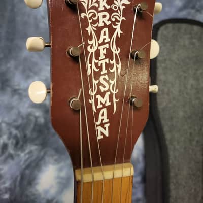 Video Demo 1956 Old Kraftsman by Kay Model 4144 Sizzler Dual Kay Pancake Pickups Pro Setup New Strings Original Soft Shell Case image 9