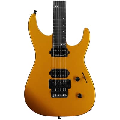 Jackson American Series Virtuoso Electric Guitar (with Case), Gold Rush image 4