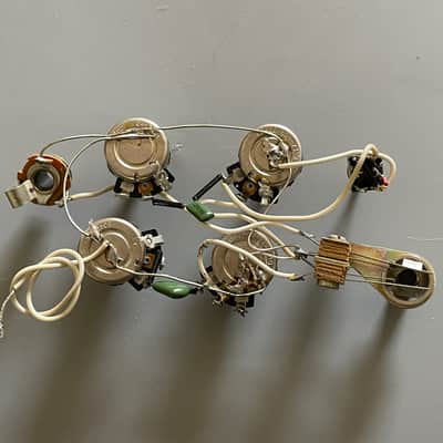 Vintage 1973 USA Guild S-100 Polara Wiring Harness Stackpole Switchcraft 2 Volume / 2 Tone / 3 Way Switch Possibly Fits Jetstar image 1