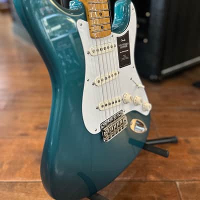 Fender Vintera II '50s Stratocaster with Maple Fretboard Ocean Turquoise #MX23077676 / 8lbs. 4.2oz image 7