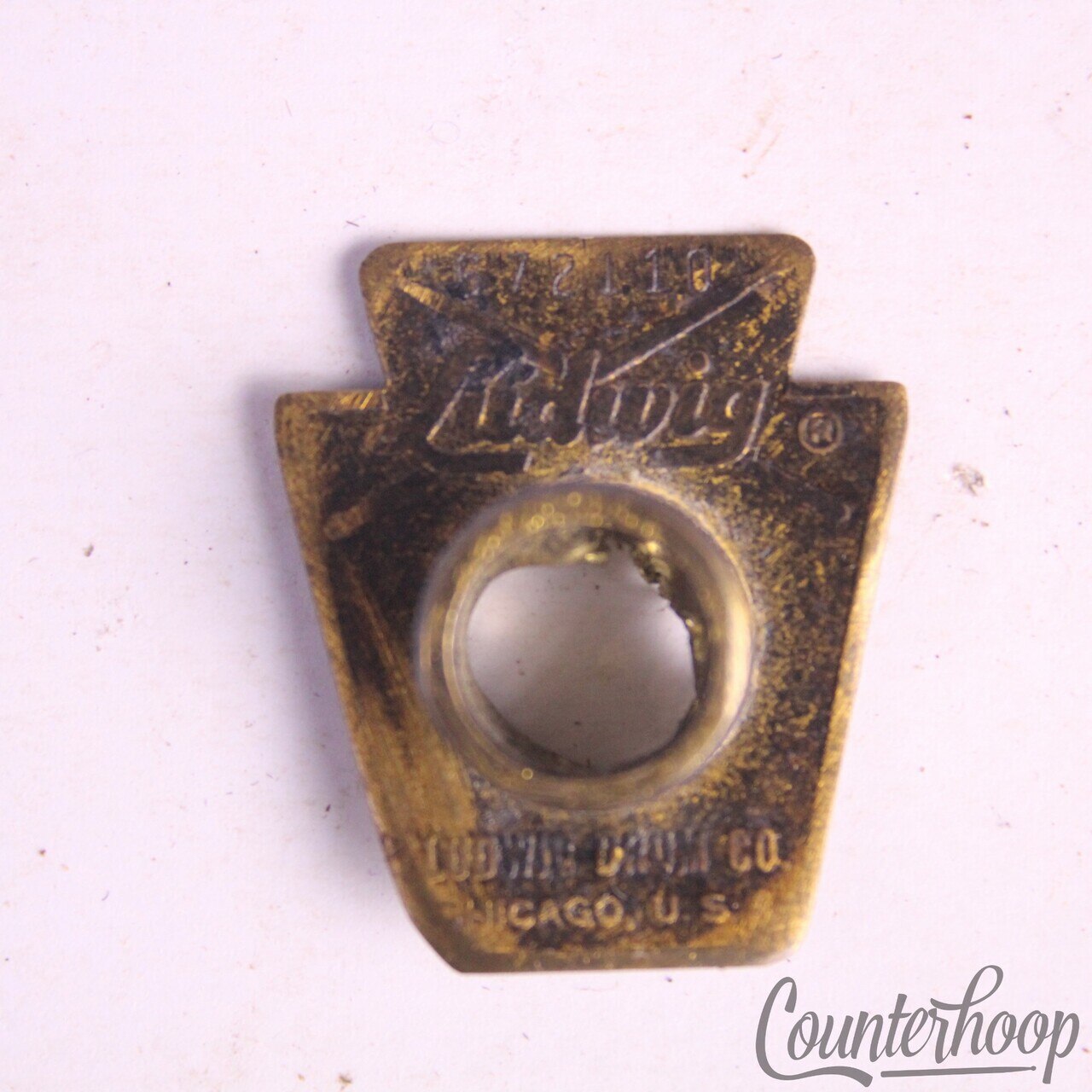 Ludwig Drum Co Keystone Badge Vintage January'69 Chicago Snare/Bass/Tom +Grommet — main photograph