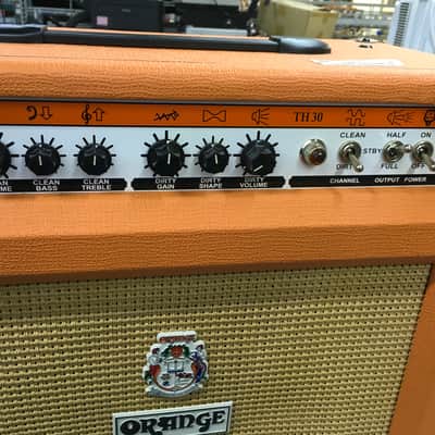 Orange TH30C 30w 1x12 Twin Channel Guitar Combo 2010s - Black image 3
