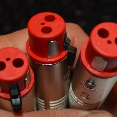 (3) Neutrix xlr ac connectors. new old stock image 2