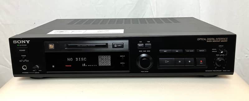 Sony MDS-302 Professional MiniDisc Recorder Deck Tested Working MD Player image 1