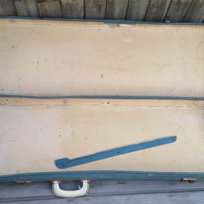 Rare Vintage Watkins Electric Guitar " Hard case " 60s - Blue image 2
