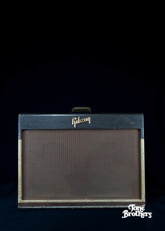 RARE! 1957 Gibson GA-55V Twin Amp (Two-Tone) image 1