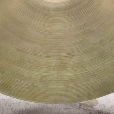 Zilco 18" Thin Crash Cymbal Vintage 1970's 1,312g's image 10