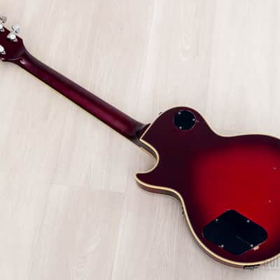 1984 Greco Mint Collection John Sykes Metallic Red Burst, 100% Original w/ Screamin PAFs, Japan Fujigen image 12