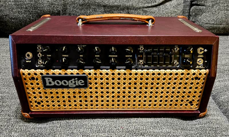 *Rare* Wicker & Wine Mesa Boogie Mark V 35W Head w/footswitch image 1
