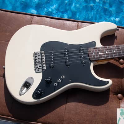 Classic 1979 Greco SE600J - Jeff Beck S-Style - Super Sound Brazen Professional Picker - Made in Japan (Fuji-Gen) - White - Pro Set Up! (Perfect Frets/Action/Intonation) image 8