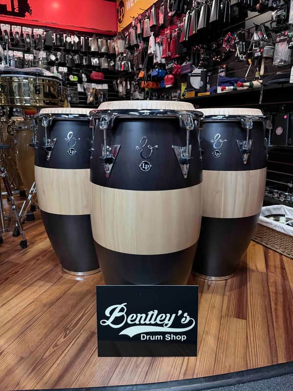 *WOW!* LP Latin Percussion E-Class Quinto/Conga/Tumba Trio Set w/ Signed Heads from Escovedo Family! image 1