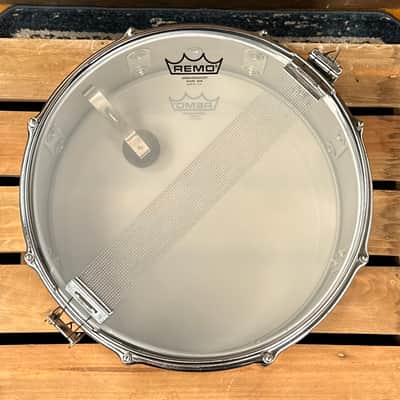 1960s Slingerland No. 130 Gene Krupa Sound King 5x14 8-Lug Chrome Over Brass Snare Drum w/ Zoomatic Strainer image 14