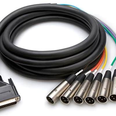 Hosa DTM803 Balanced Snake DB25 to XLR3M 3 Meter image 2