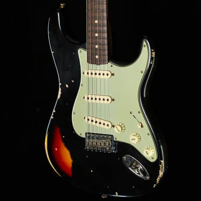Fender Custom Shop Willcutt True '62 Journeyman Relic Black Over 3-Tone Sunburst 59 C (651) image 1