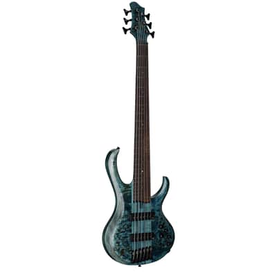 Ibanez BTB946 Electric Bass, 6-String, Cosmic Blue Low Gloss image 2
