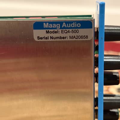 Maag Audio EQ4 500 Series Equalizer Module 2010s - Blue image 2