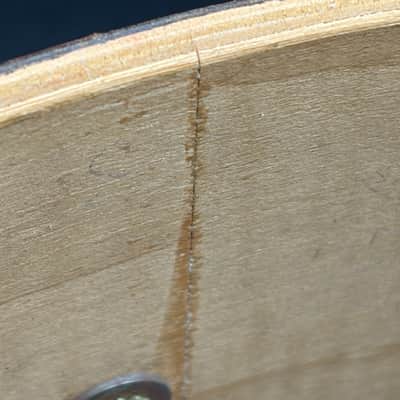 For Restoration Kent Vintage Mahogany Snare Drum Single Point Lugs 1950s Mahogany Wood Needs Parts! image 7