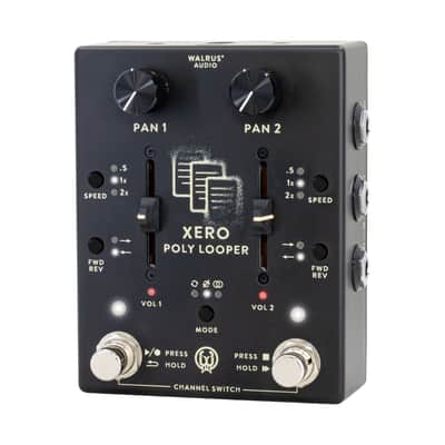 New Walrus Audio Xero Polylooper Looper Guitar Effects Pedal Black image 3