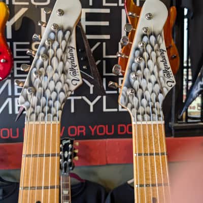 VALKENBURG USA Doubleneck Tele strat DRAGON GUITAR image 8