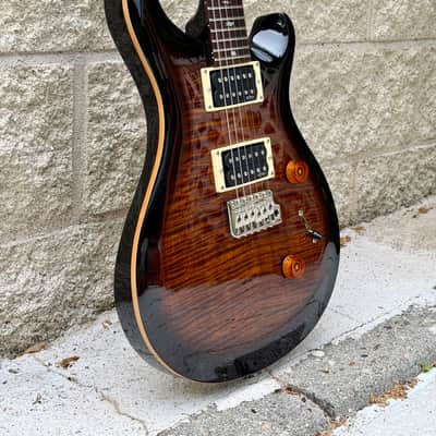 PRS SE Custom 24 Black Gold Burst w/EMG Retroactives image 2