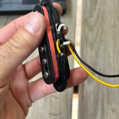 READ Fender Vintage Noiseless Stratocaster Pickup bridge Pickup ONLY image 9
