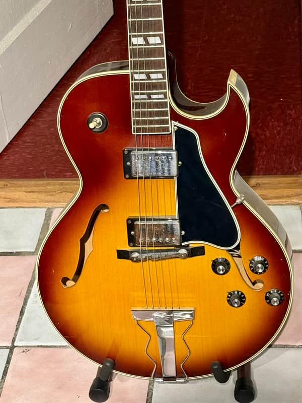 Lawsuit-era ES-175 clone made by Ibanez in Japan in 1976 image 1