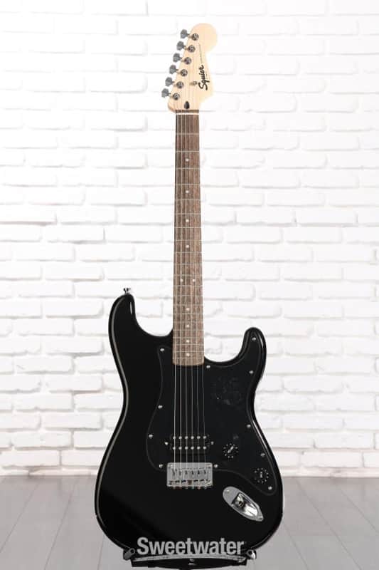 Squier Sonic Stratocaster HT H Electric Guitar - Black (StratSnHTHBkd1) image 1
