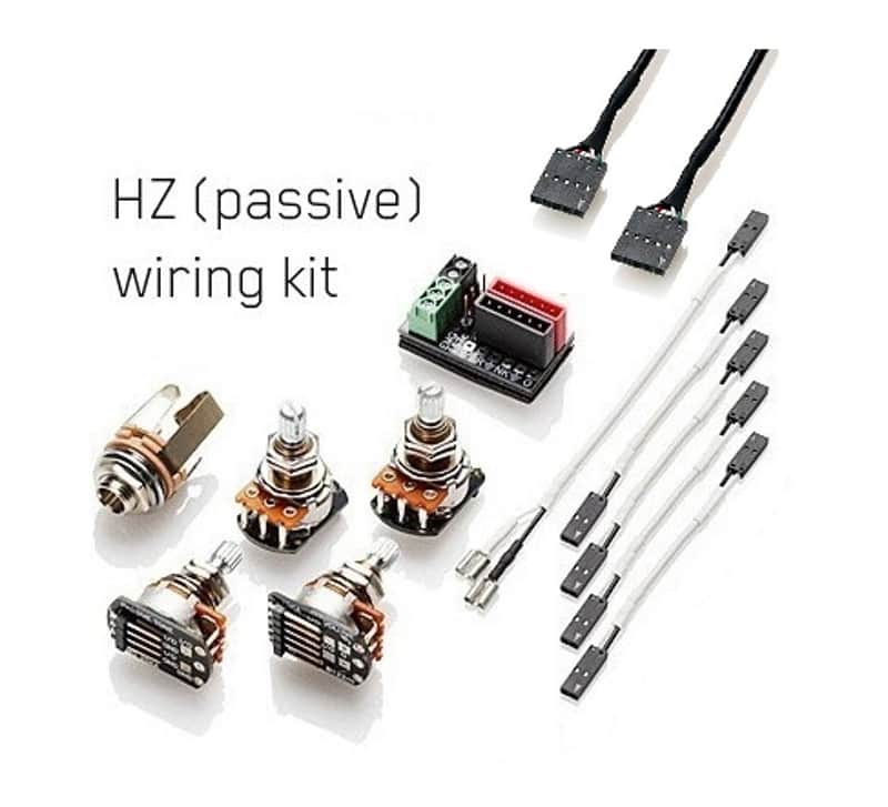EMG Solderless Conversion Wiring Kit For 1 - 2 Humbucker Pickups HZ Short Pots ( PASSIVE ) & Wiring image 1