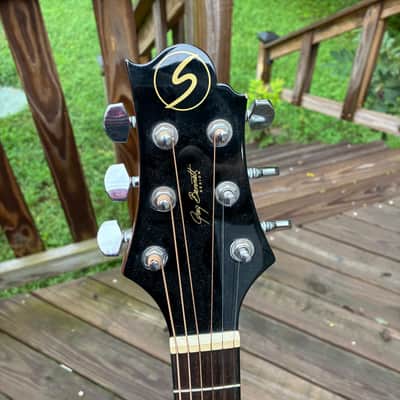 Greg Bennett Samick. D-1/BS acoustic guitar - dark burst image 3