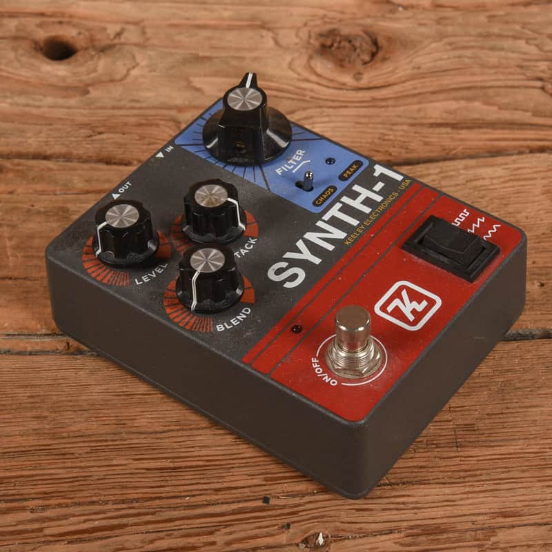 Keeley Synth 1 Reverse Attack Fuzz Wave Generator 2019 - Present - Grey / Red / Blue image 1