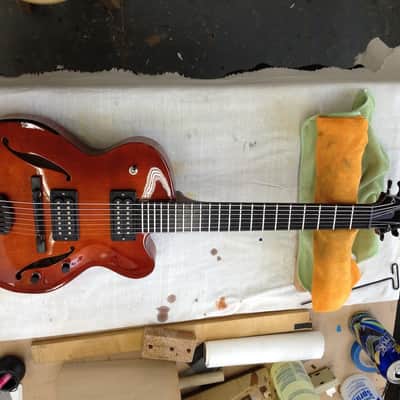 Victor Baker 14” 7 String 2012 - Nitrocelulose Gloss image 11