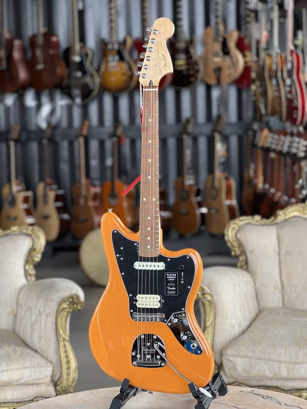 Fender Player Jaguar PF Capri Orange image 1