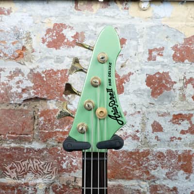 Aria Pro II RSB Deluxe II Peppermint Green Metallic 1985 MIJ Japan Matsumoku image 13