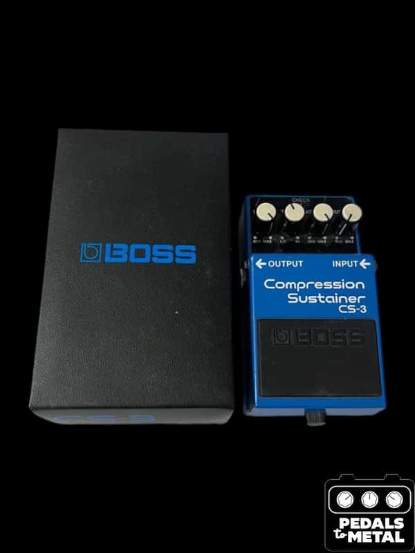 Boss CS-3 Compression Sustainer (Black Label) 1986 - 1992 - Blue - X18676 image 1