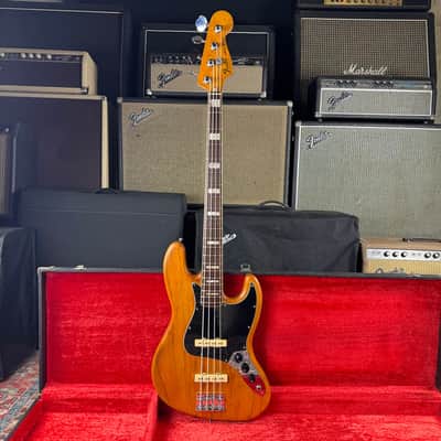 Fender USA Jazz Bass Ash Nitro Refinish DiMarzio PAF Pickups Hard Case - 1979 image 8