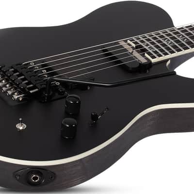 Schecter PT FR-S SLS Elite Evil Twin - Satin Black (1383) image 14