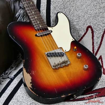 2026 Castedosa Guitars Marianna Standard Aged 3 Tone Sunburst Built & Relic by Carlos Lopez 7.85 lbs image 8
