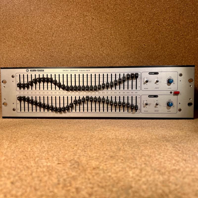Klark Teknik DN360 2-Channel 30-Band Graphic EQ – Serviced – Warranty image 1