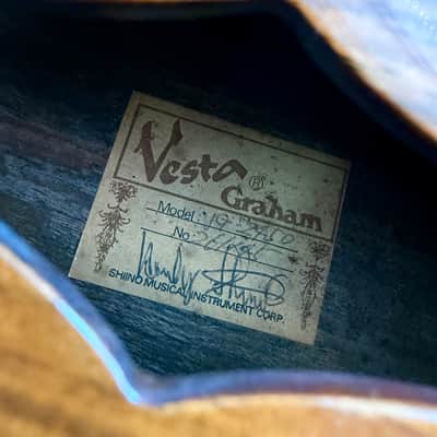 Vesta Graham VG-2450 VGC-1000 1979 - Rosewood original vintage MIJ Japan shiino ESP es-335 image 7