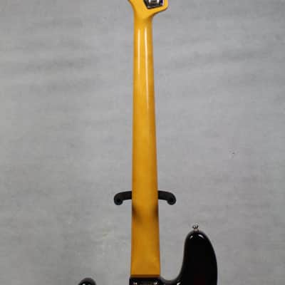 Fender Jaco Pastorius Fretless Jazz Bass 3-Color Sunburst w/ Deluxe Brown Hardshell Case image 7