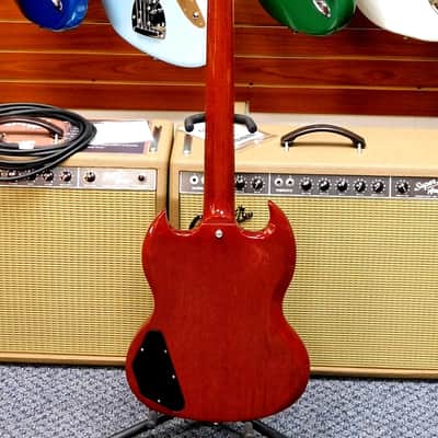 2019 Gibson SG Standard '61 Sideways Vibrola w/ Case! Vintage Cherry! VERY NICE!!! image 5