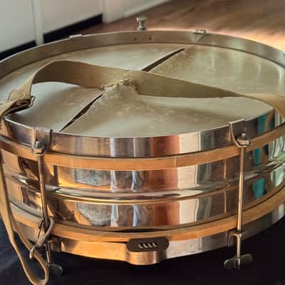 Vintage Ludwig Junior Orchestral Brass 3.5 x 13" Snare Drum Vintage 20's image 6