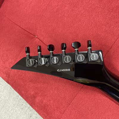 Jackson X Series Signature Phil Demmel Demmelition King V PDX-2 - 2015 - Black with Silver Bevels w/ Bare Knuckle Pickups and Bag image 15