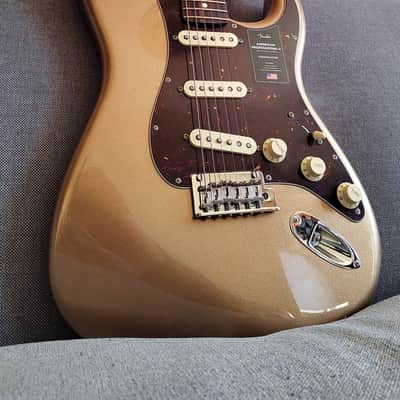Fender Limited American Professional II Stratocaster® Firemist Gold, Full Rosewood Neck (2021) image 12