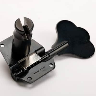 Schaller Bass BM Bass Tuners 4L Black Chrome, NOS image 2