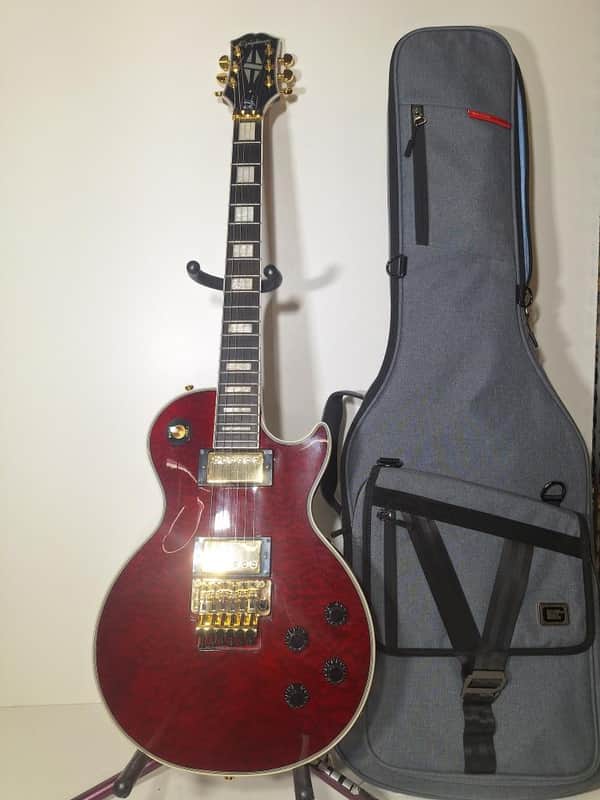 Epiphone Alex Lifeson Signature Les Paul Custom Axcess 2023 - Present - Ruby image 1