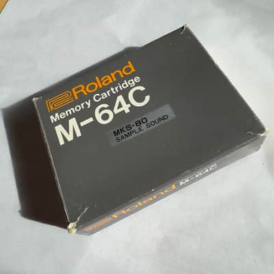ROLAND M-64C MKS-80 Sample Sound Factory Data Cart RARE